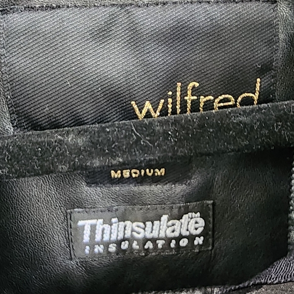 Wilfred Black Ski & Snow Jacket With Leather Trim M - Picture 3 of 12